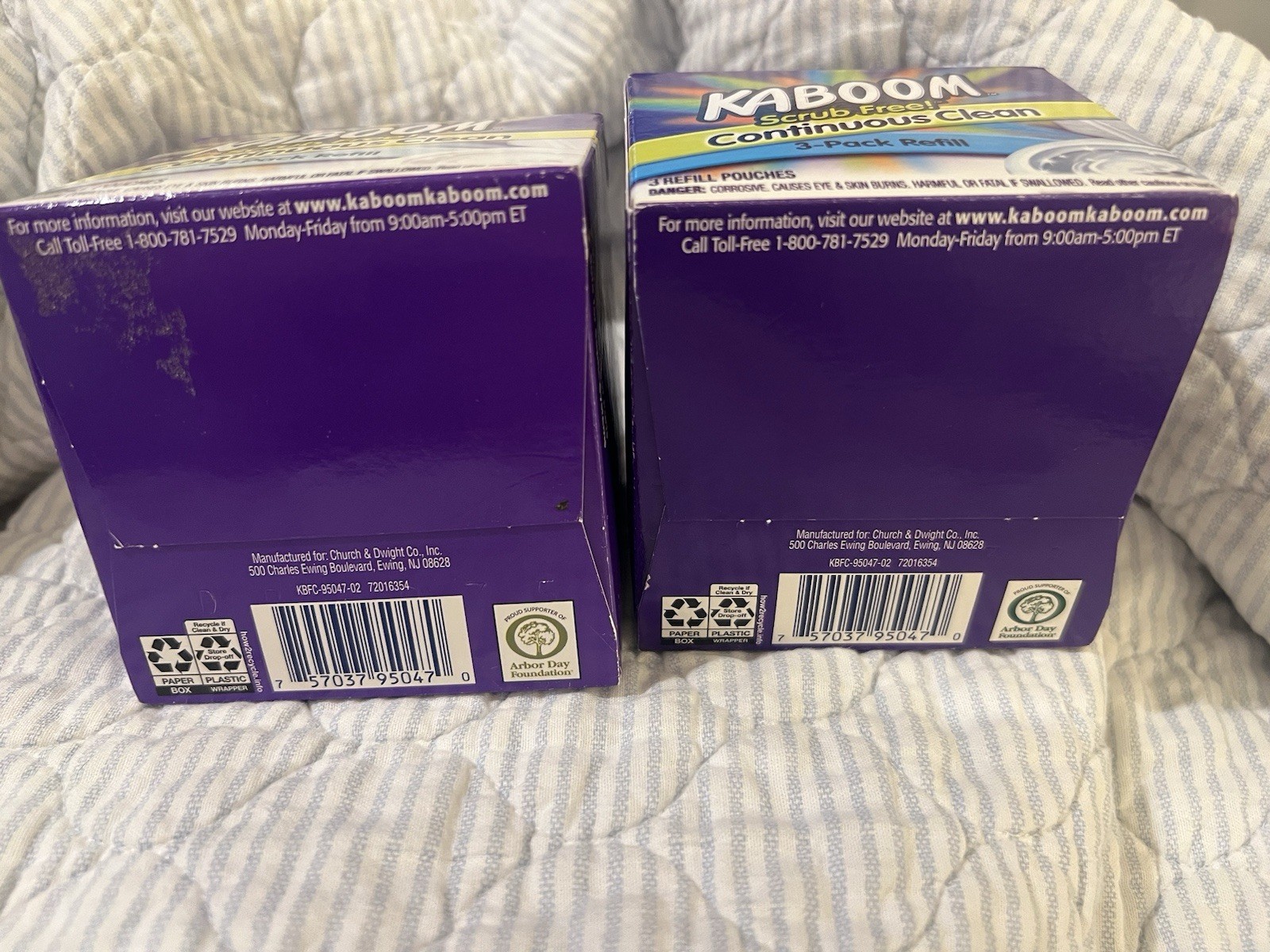 Kaboom Scrub Free! Continuous Clean 3-Pack Refill Refills, 2 Boxes (6 Refills)