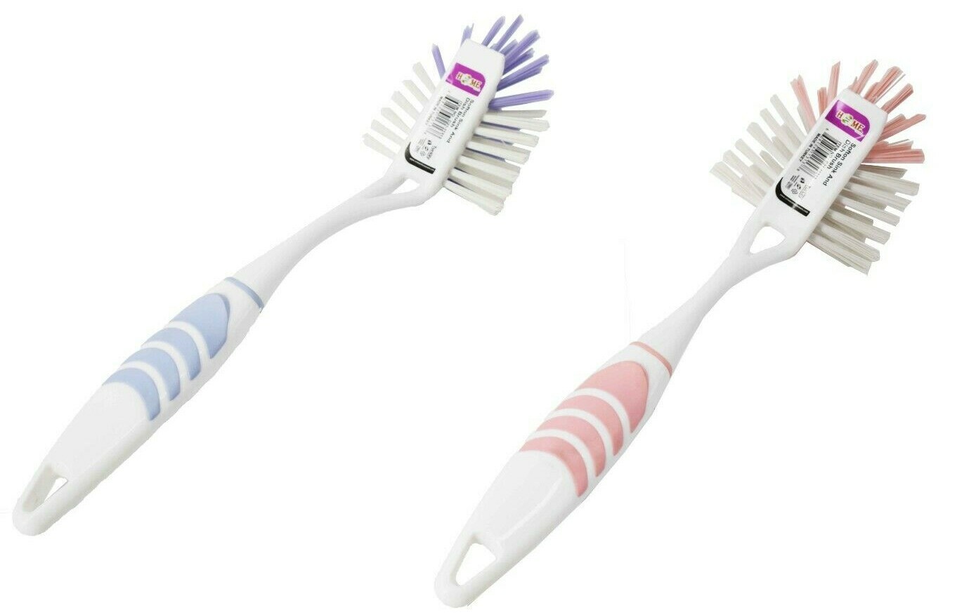 Kitchen Sink Cleaning Brush, Purple/Pink, Made in Turkey