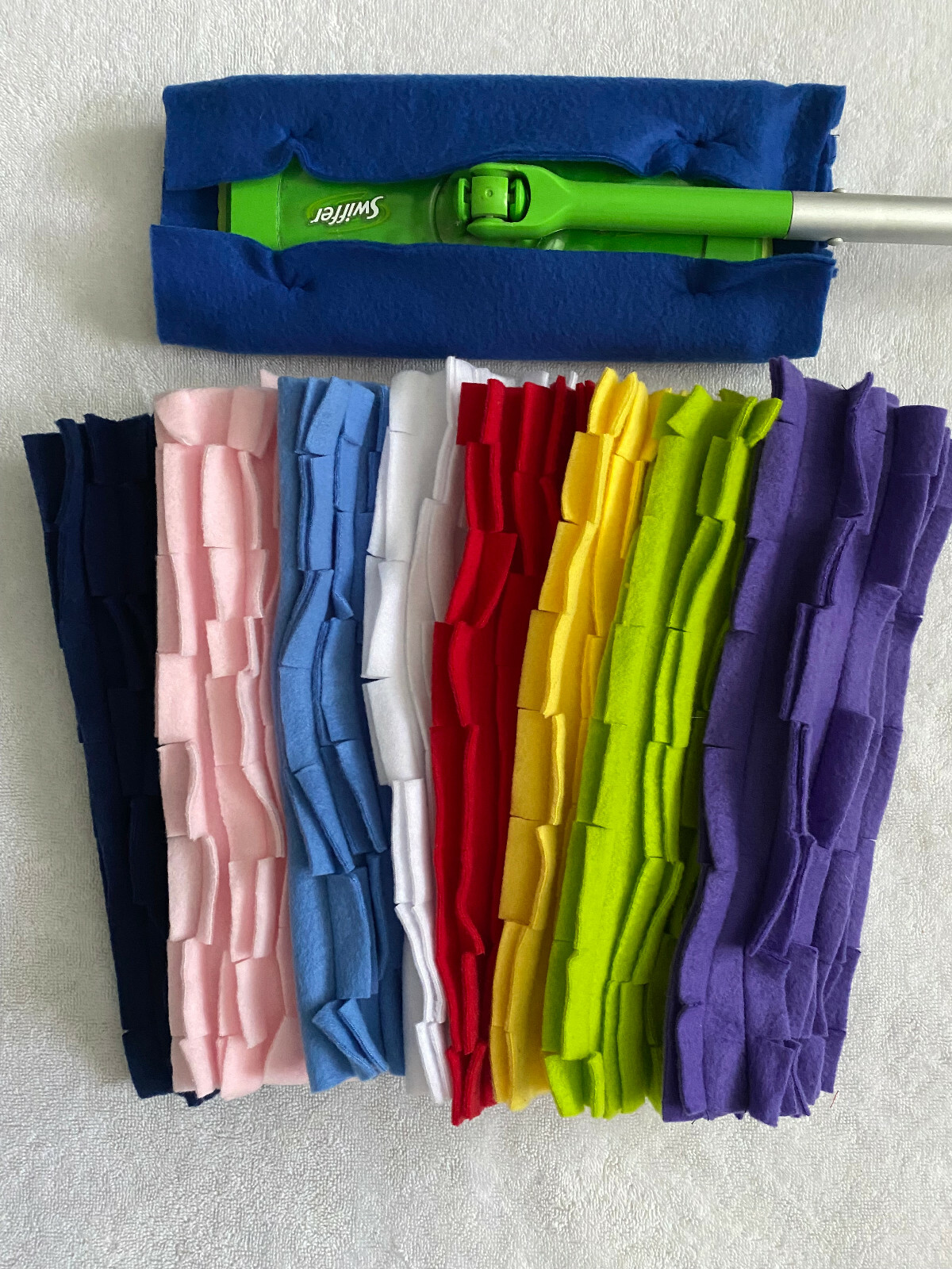 1 FLEECE MOP PAD FIT SWIFFER SWEEPER REFILL REUSABLE WASHABLE DRY DUSTING