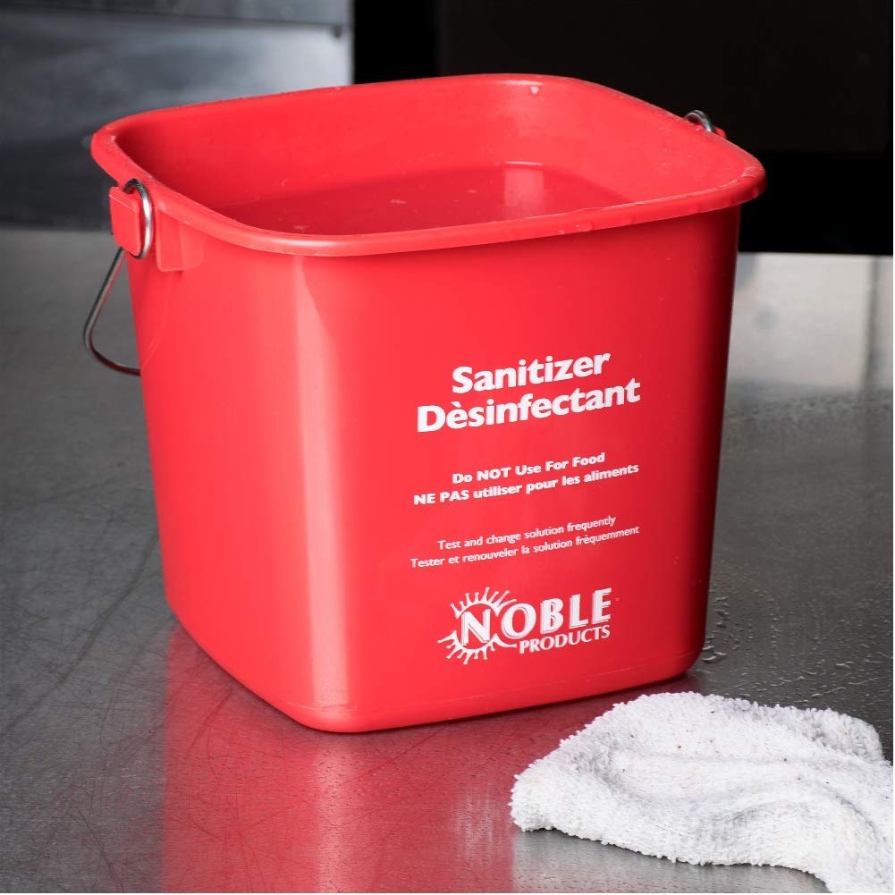 Noble Products KP97RDNBL/KP97GNNBL Square Pail 2 Count (Pack of 1), Green,red