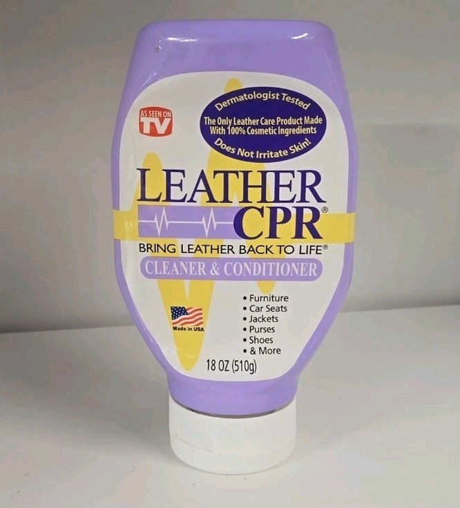Leather CPR Cleaner & Conditioner 18oz Shoes Jackets Purses Furniture NEW Sealed