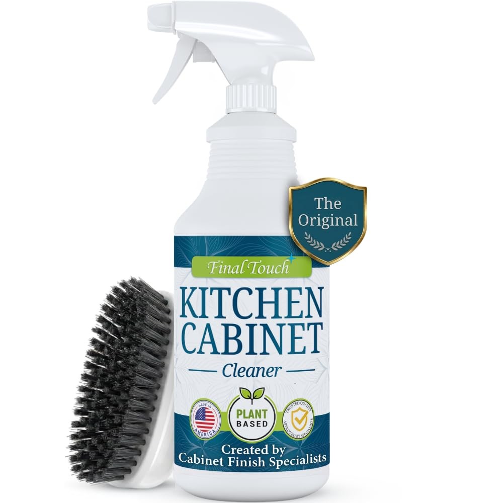 Kitchen Cabinet Cleaner Plant Based Cleaner Solution, Safe on Paint and Wood…