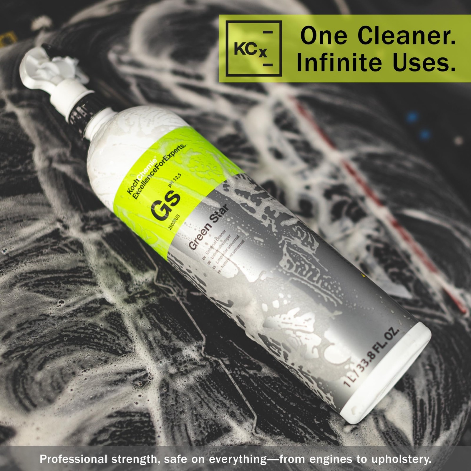Highly Concentrated Universal Cleaner – NTA & Phosphate Free, 1L for Auto, Home