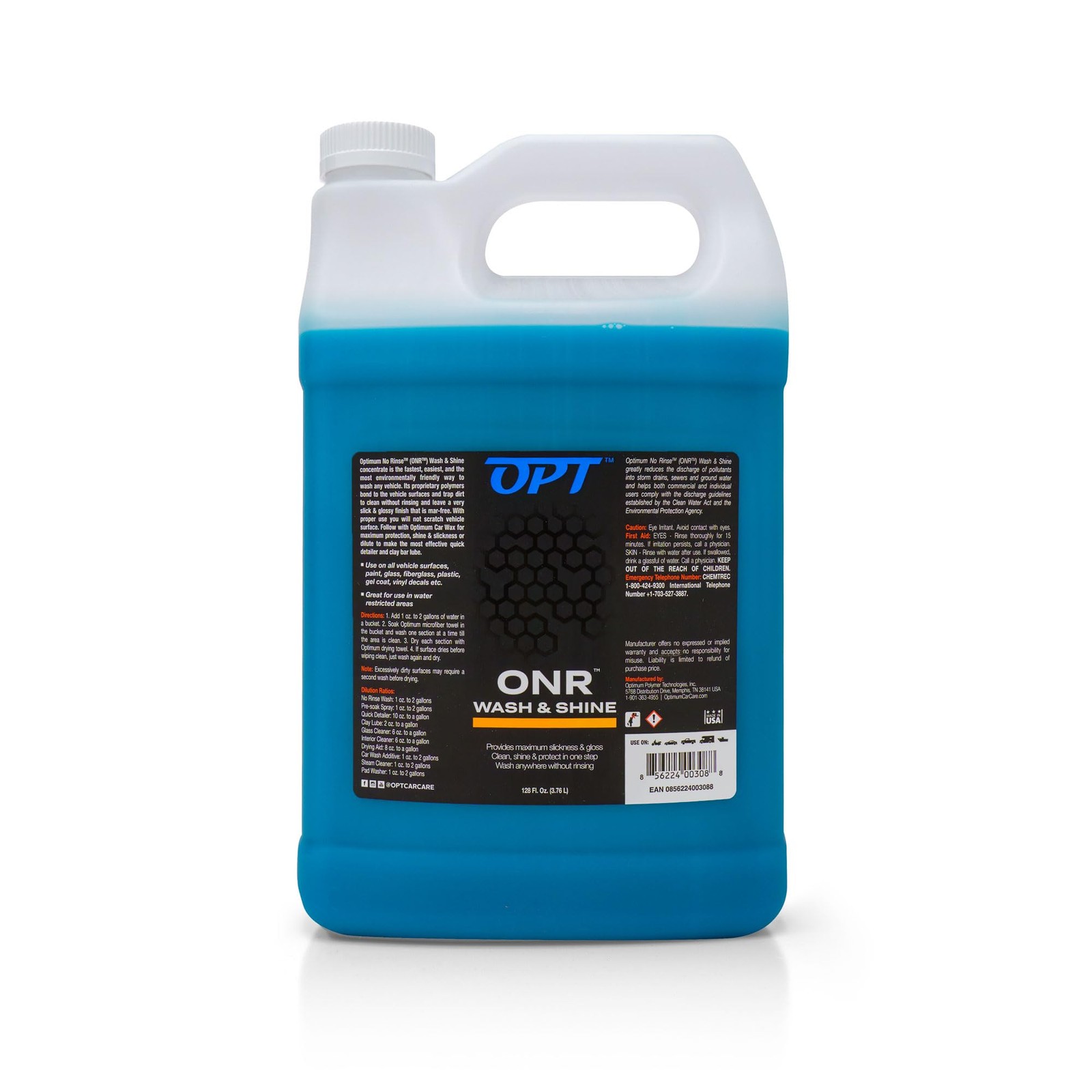 Optimum No Rinse Wash and Shine Version 5 – ONR Rinseless Car Wash Soap for …