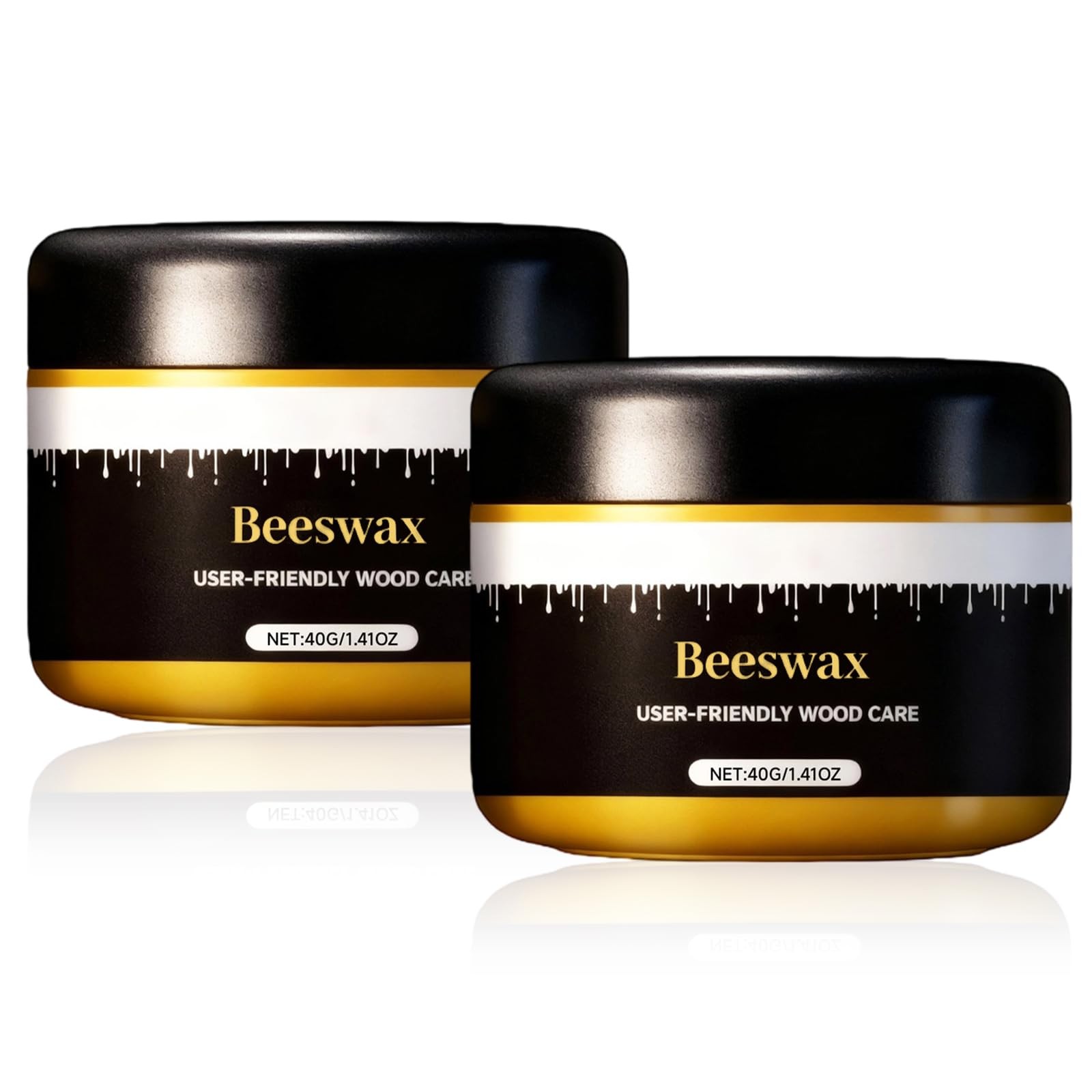 2pcs Wax, Beeswax Gleam – Premium Wax & Polish, All-Natural Wood Conditioner,…