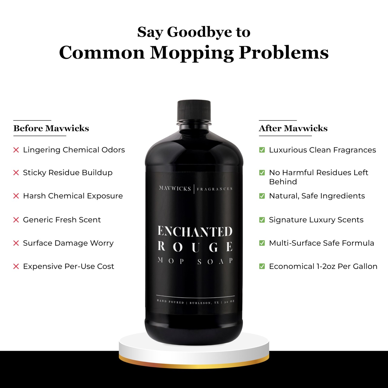 Fragrances – Luxury Mop Soap (Enchanted Rouge) 32 Oz – Enchanted Rouge Scente…