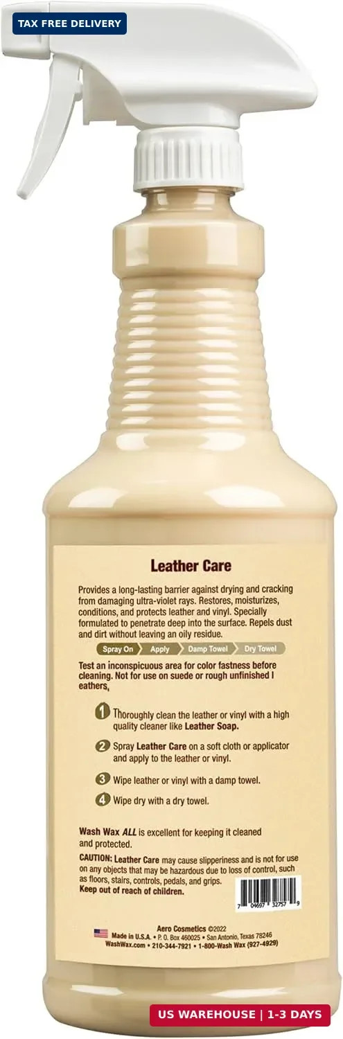 Leather Care Conditioner, UV Protectant, Aircraft Grade Leather Care, better tha