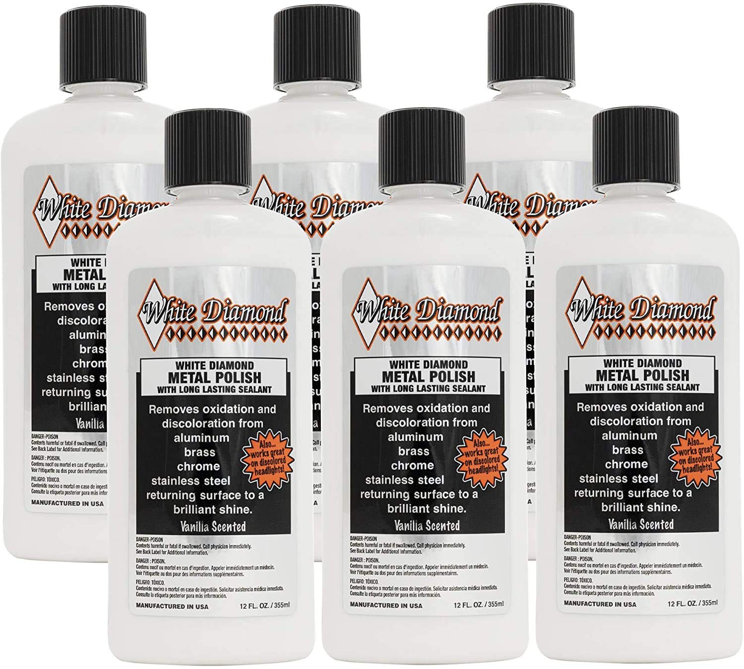 Metal Polish For Stainless Steel Brass Aluminum Chrome Gold Silver Multipurpose