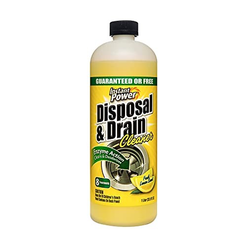 Disposal and Drain Cleaner – Liquid Enzyme Clog 33.8 Fl Oz (Pack of 1)