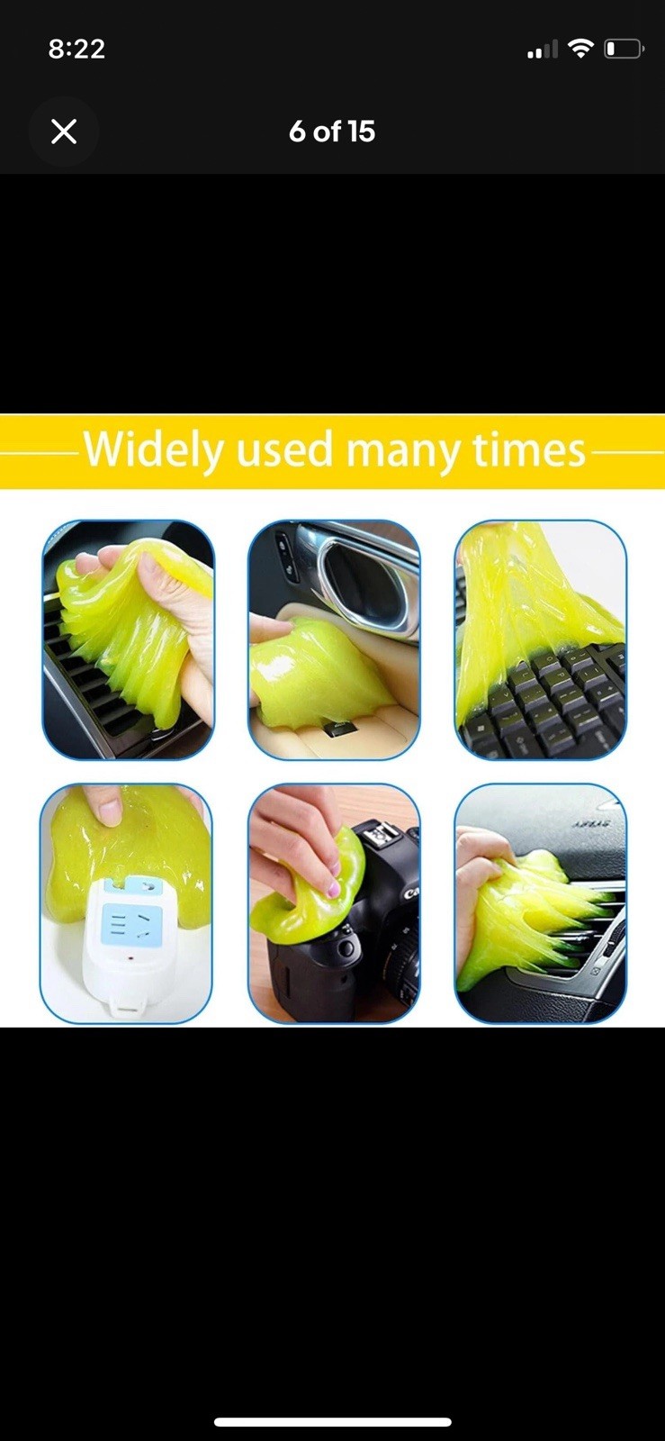 Cleaning Gel for Car Detailing Putty Car Vent Cleaner Cleaning Putty Gel-2 Count