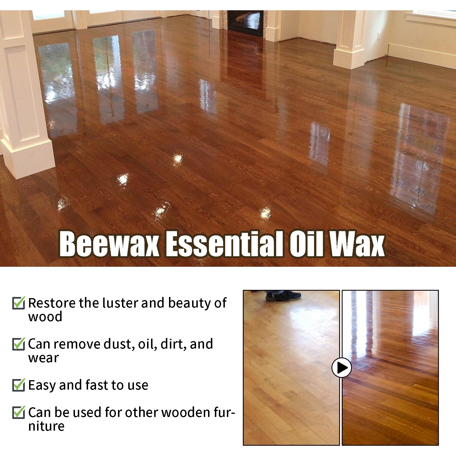 1~5 PCS Beeswax Spray, Natural Furniture Polish, Beeswax Spray Cleaner 120ml