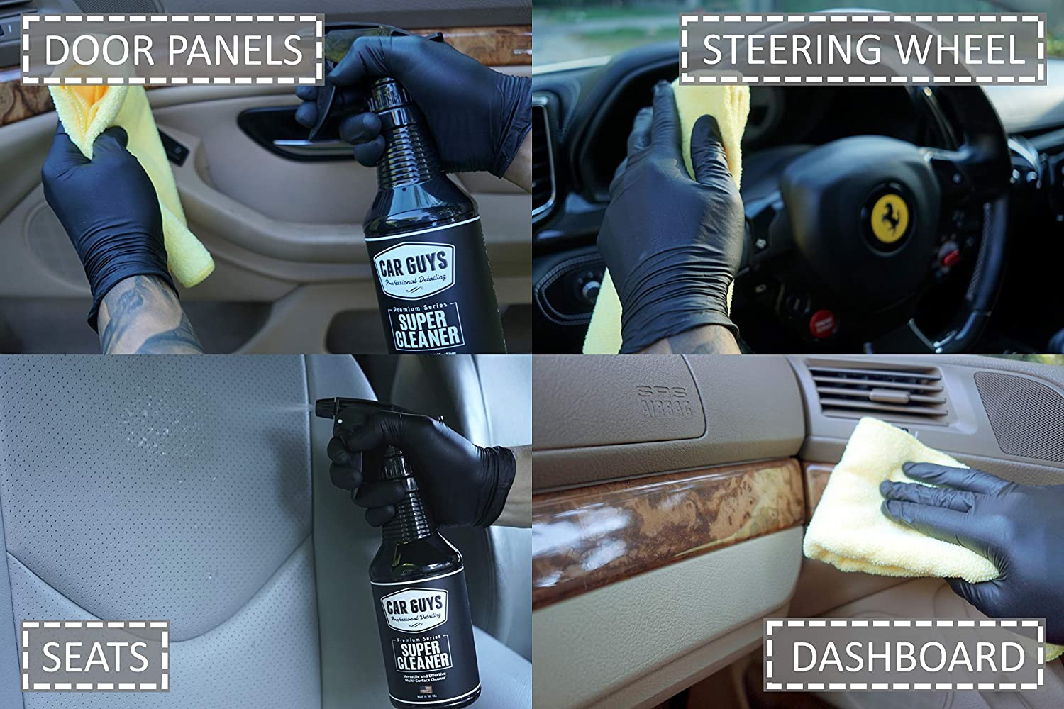 CAR GUYS Detailing Super Cleaner Effective Interior Car Leather Vinyl Carpet
