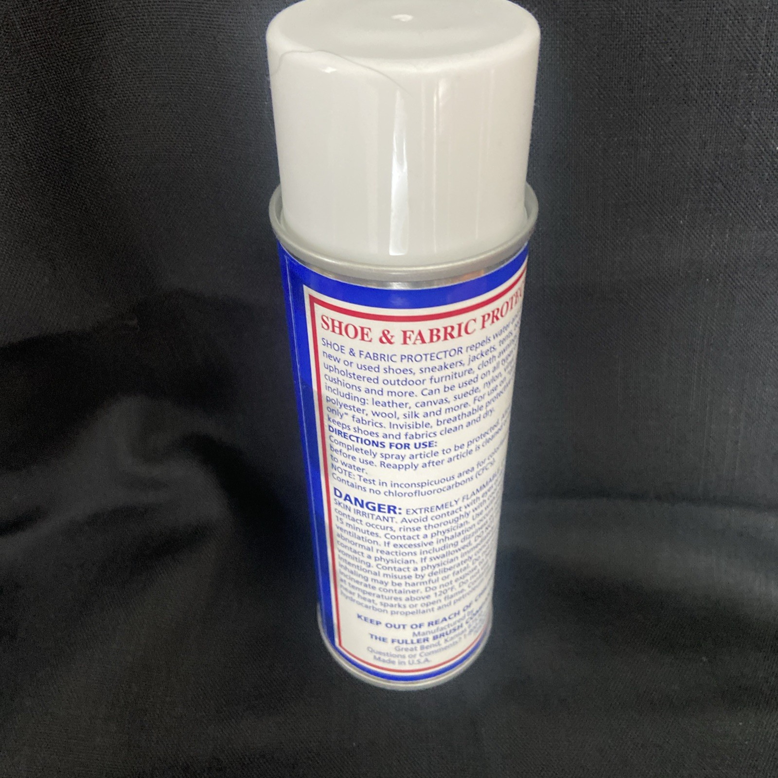 VTG FULLER BRUSH COMPANY SHOE & FABRIC PROTECTOR SPRAY CAN APPLICATION – NEW 6oz