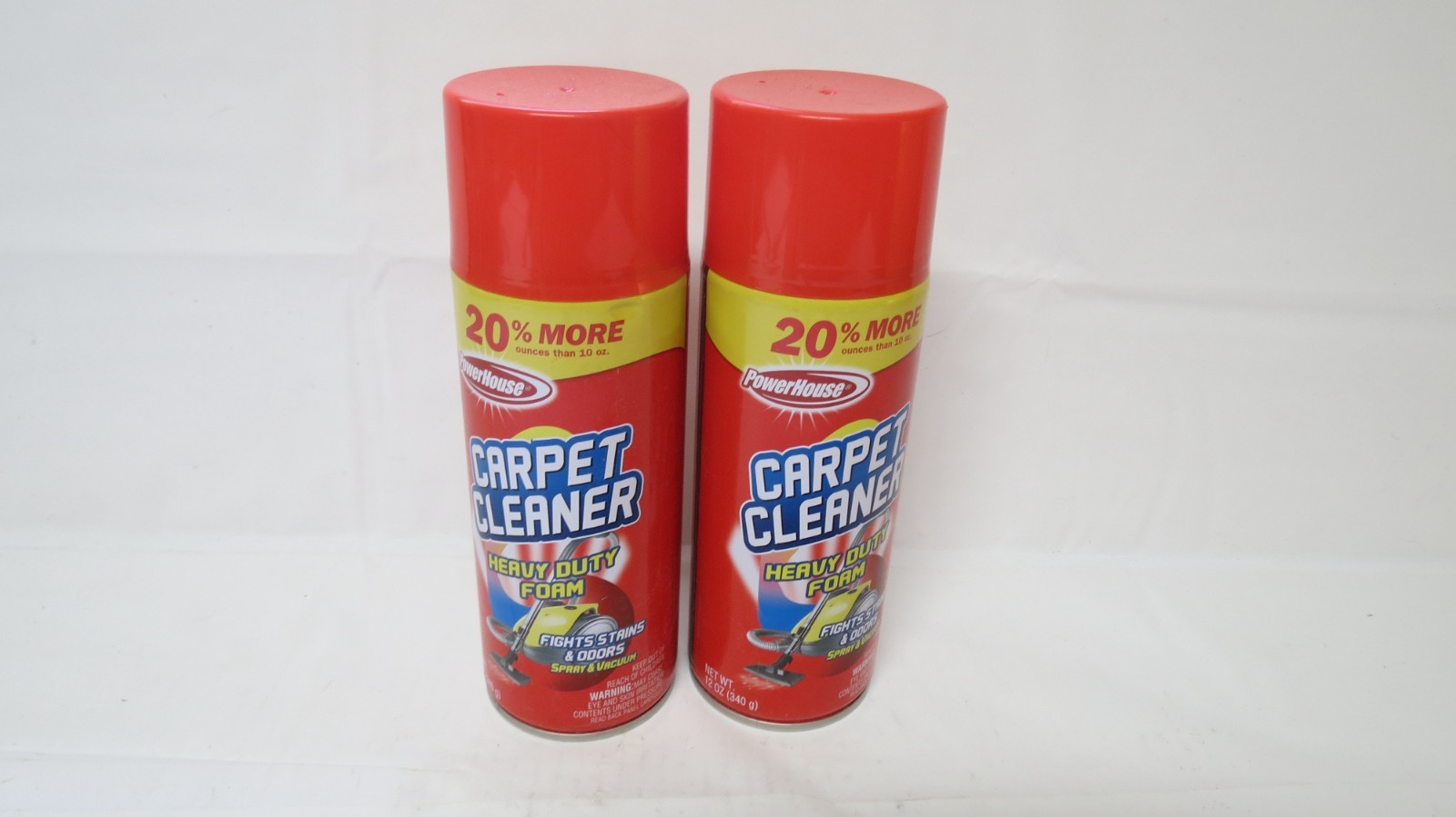 Lot 2 Power House Carpet Cleaner 10 Fl Oz Removes Spots Stain Fights Odors