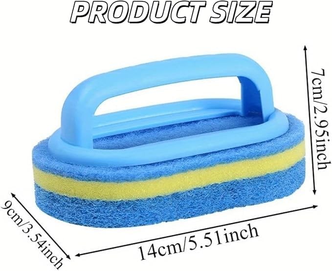 Thickened Blue Model Set Product, MultiFunctional Handheld Cleaning Sponge Br…
