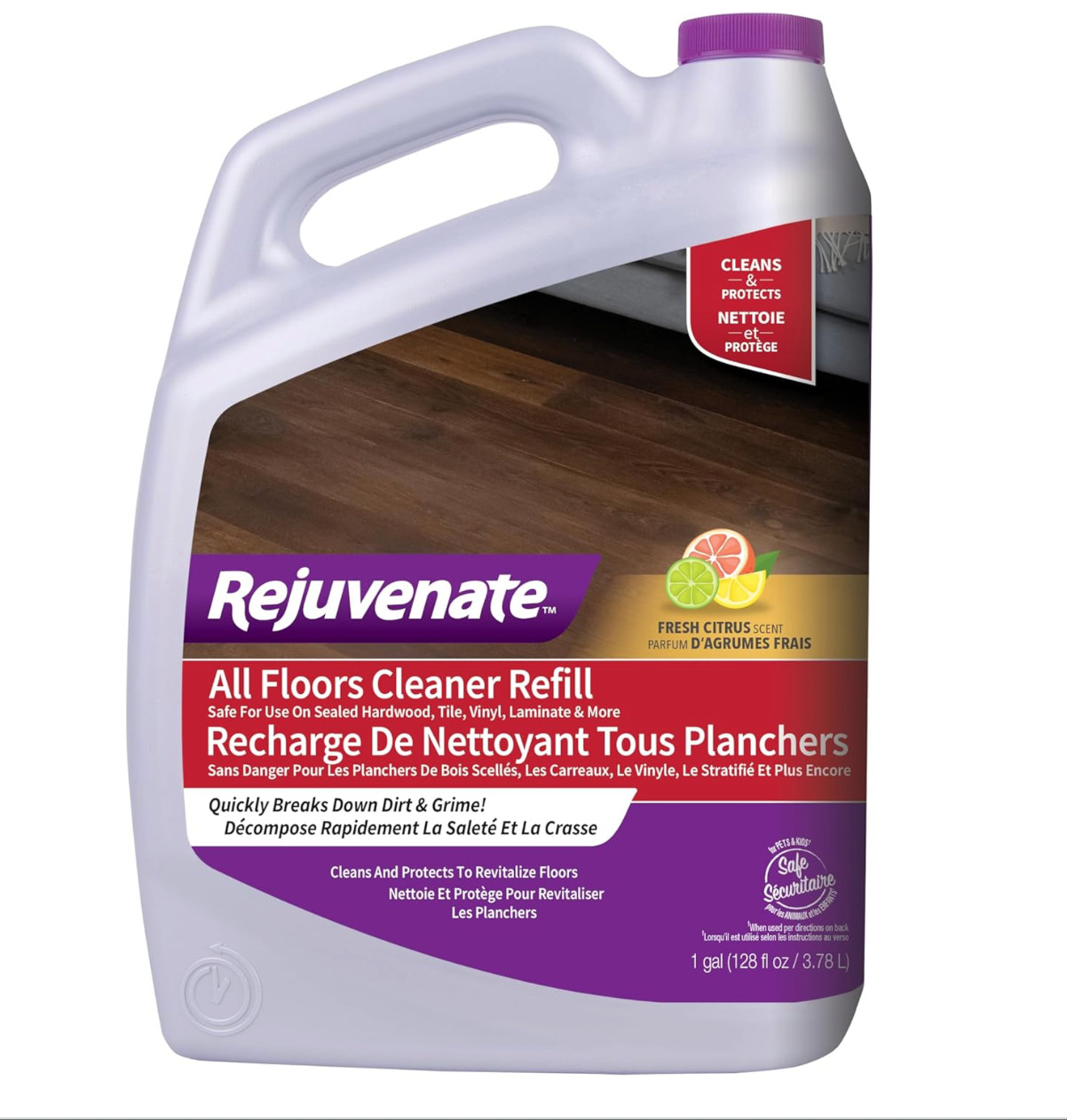 All Floors Cleaner Refill, Breaks Down Dirt and Grime, Cleans and Protects Floor