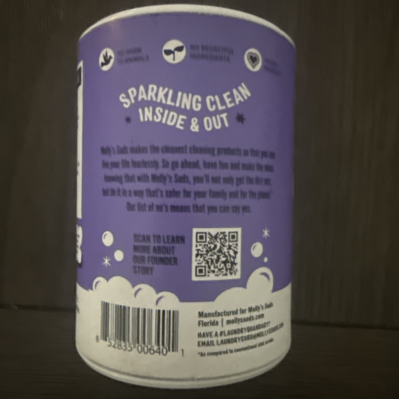 Sink Scrub Lavender 12 Oz By Molly’s Suds Vegan Safer Cleaning Safer Ingredients