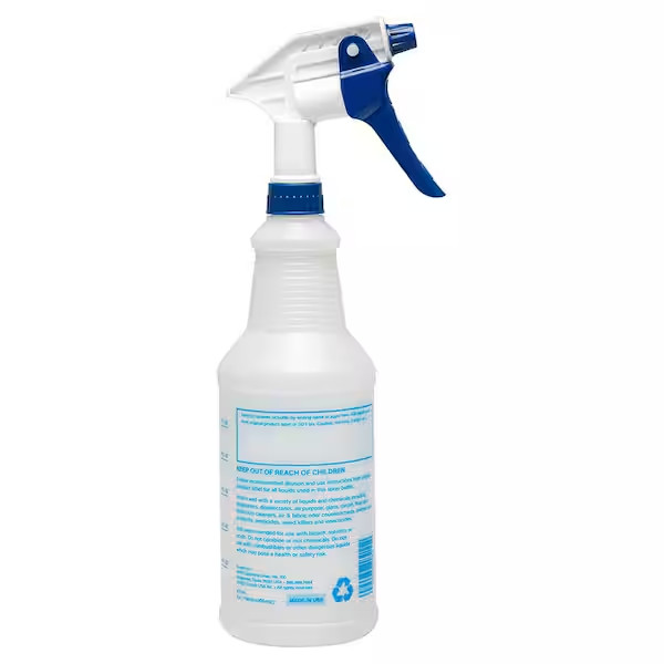 32oz Heavy Duty Spray Bottles 4 Pack Chemical Resistant Refillable Spray Cleaner