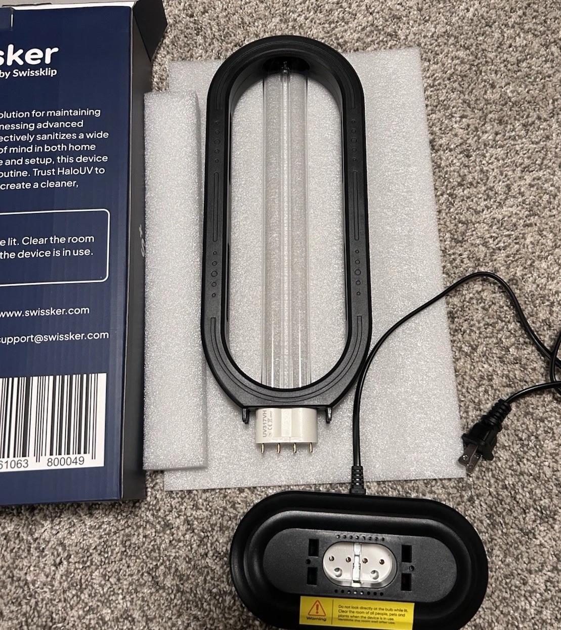 HaloUV Swissker Swissklip HaloClean UV Original Disinfection Bed Bugs Pests