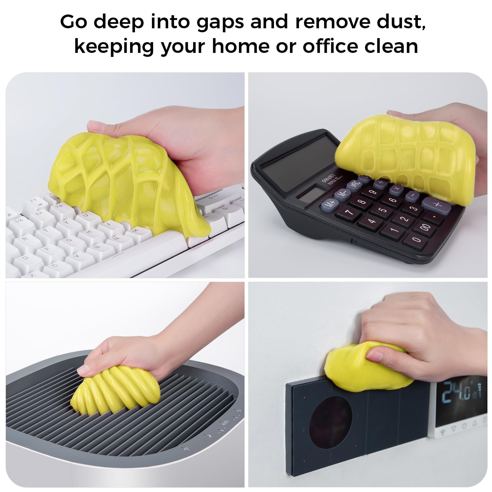 Keyboard Cleaning Gel Set – Universal Dust Remover for PC, Laptop, Car,