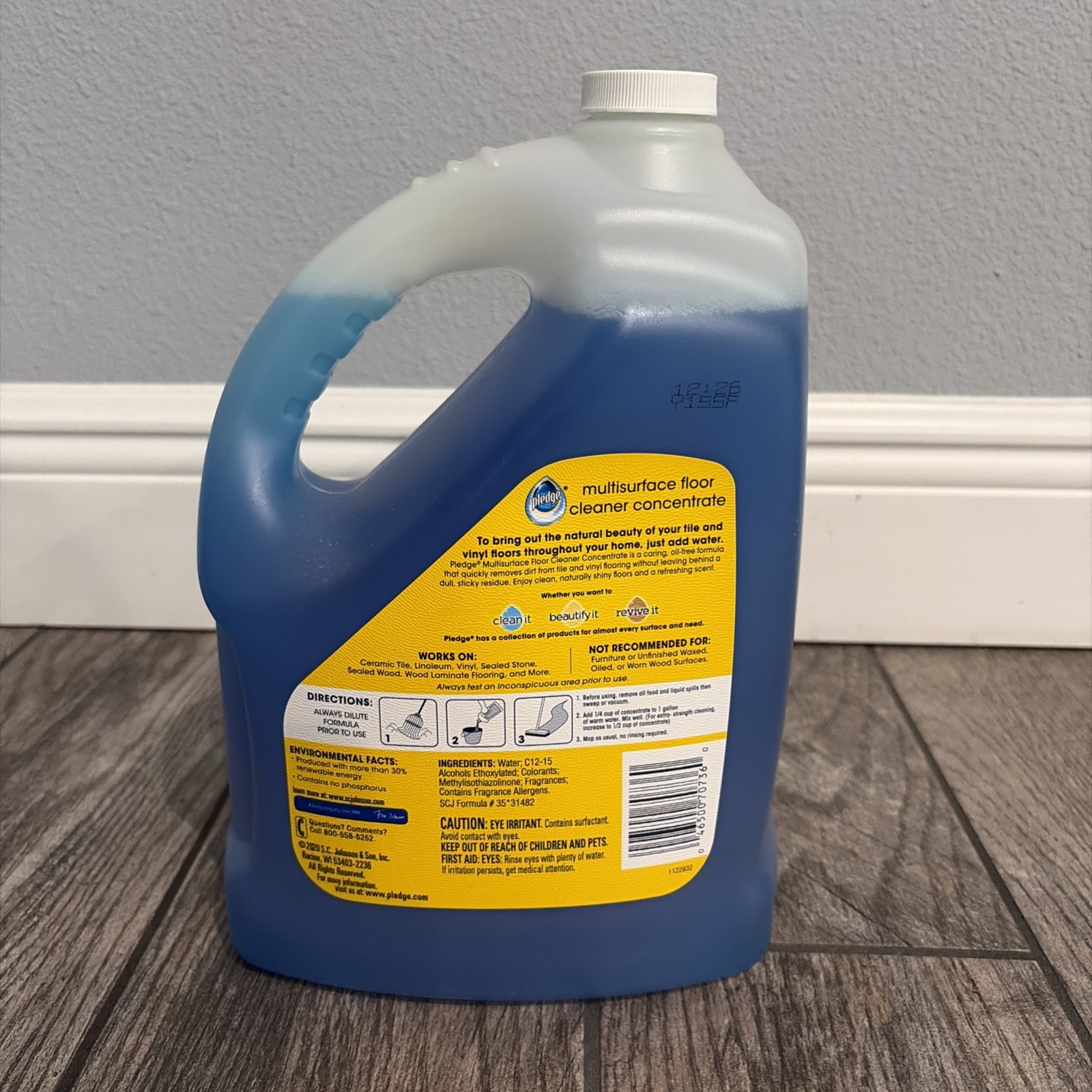 Pledge Rainshower Clean It Multisurface Floor Cleaner Concentrate 128 fl oz 1 GA