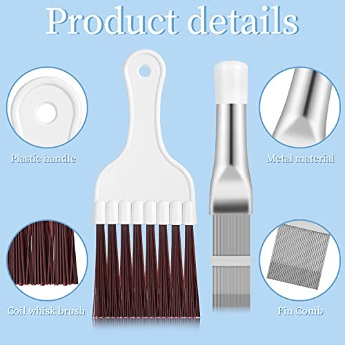 3 in 1 Set Air Conditioner Condenser Fin Comb, 1 Coil Cleaner Material 1