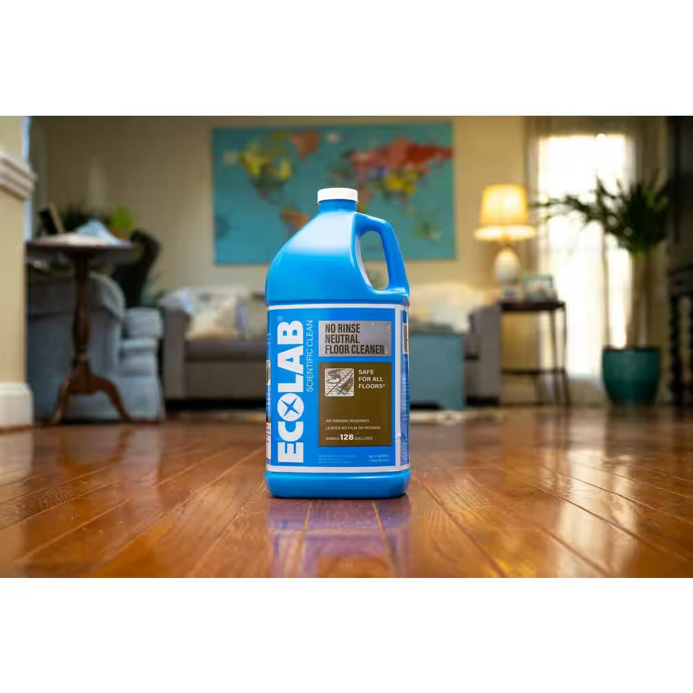 1 Gal. No Rinse Neutral Floor Concentrate Cleaner, Residue Free Formula for Tile