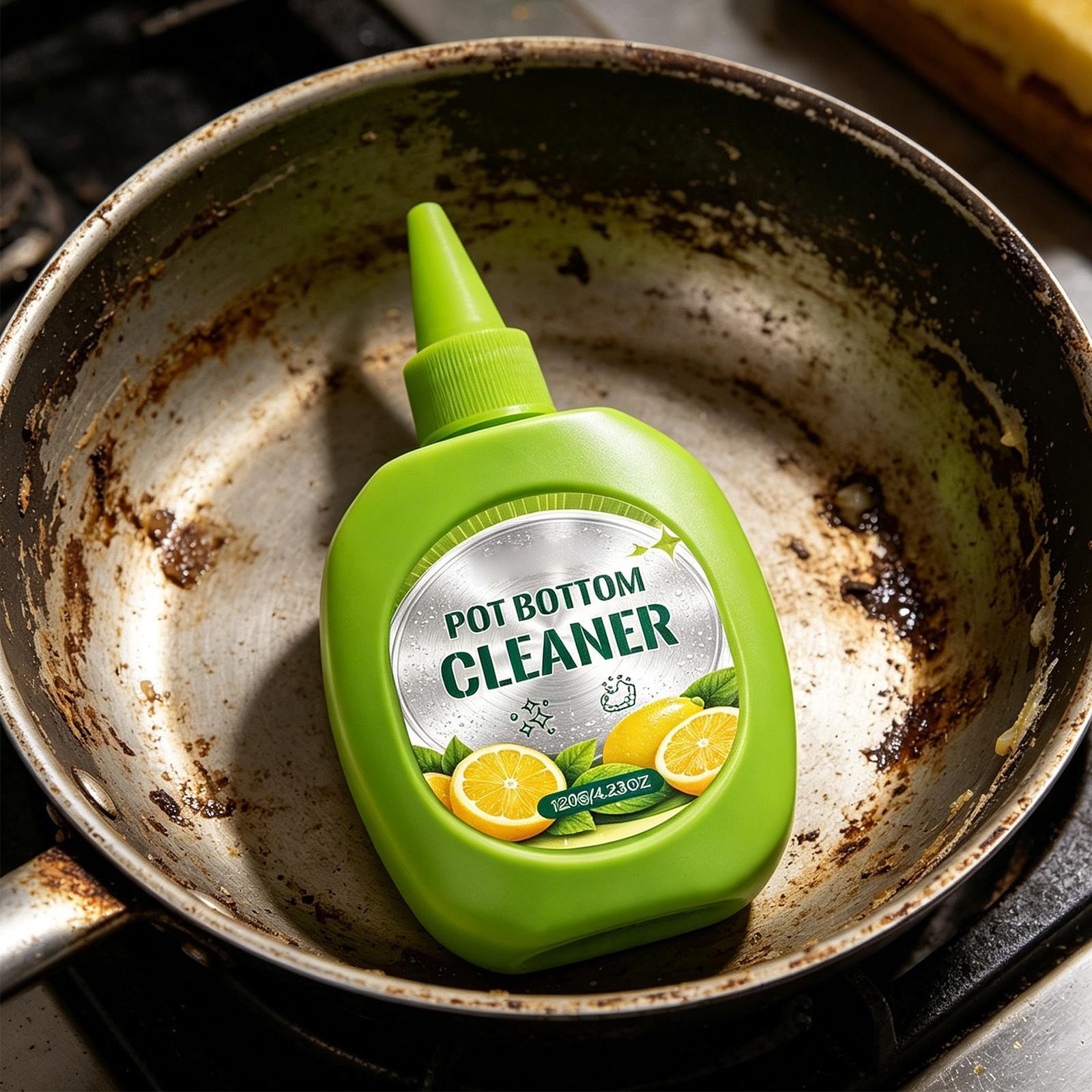 Pot Cleaner for Bottom of Pans 120g Powerful Heavy Duty Degreaser Scrub