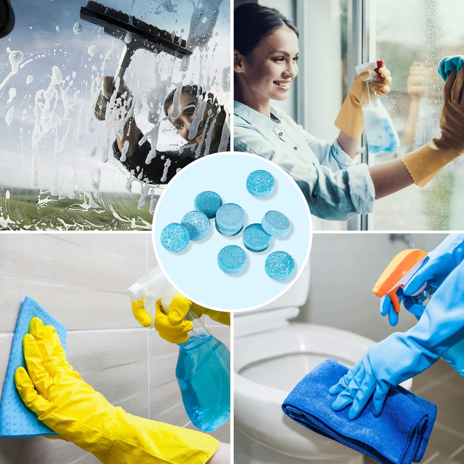 Sukh Car Windshield Washer Tablets – Washer Fluid Tablets Glass Cleaner