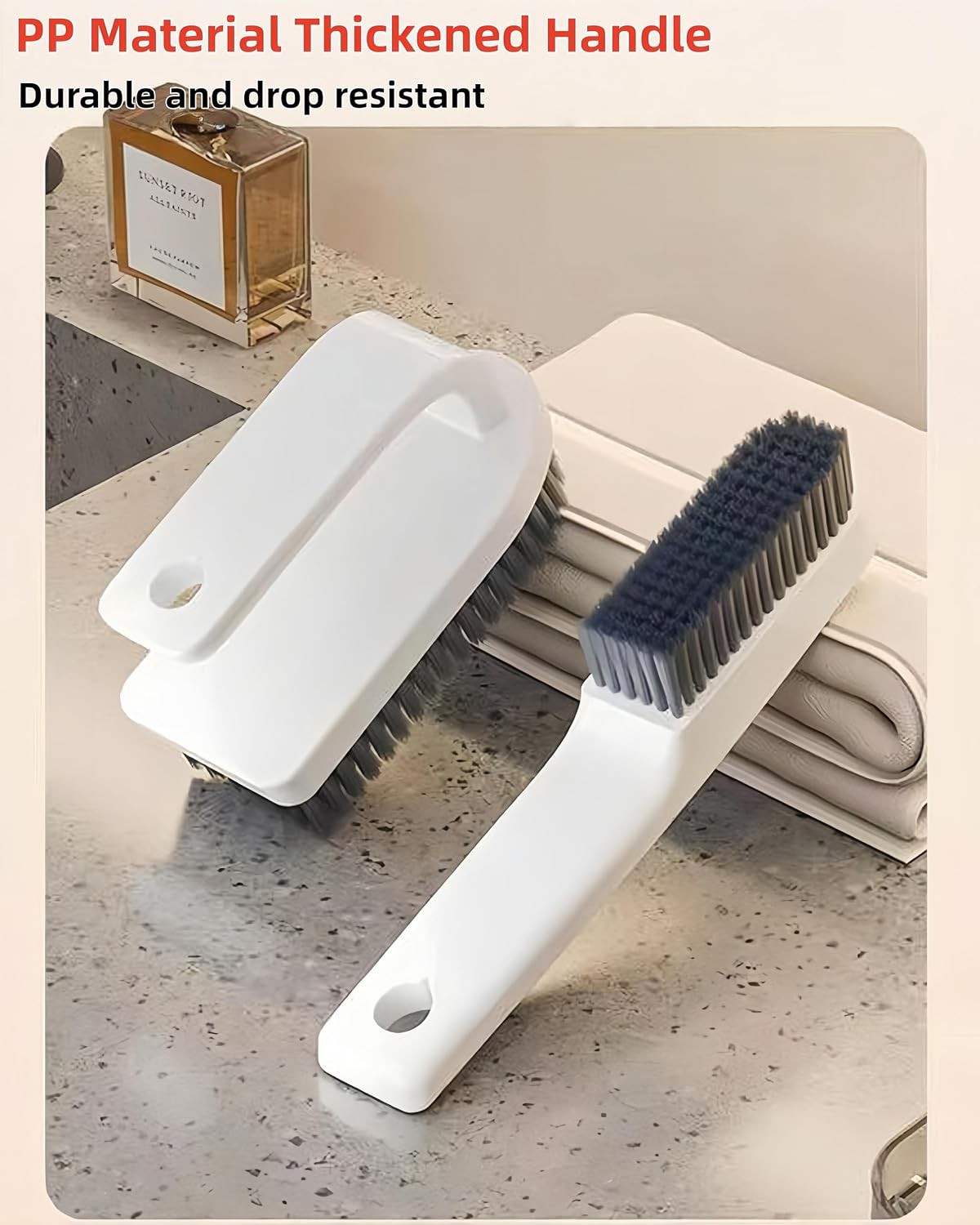 2 Pack Scrub Brush Laundry Cleaning Brush Soft Bristle Household Cleaning Brushe