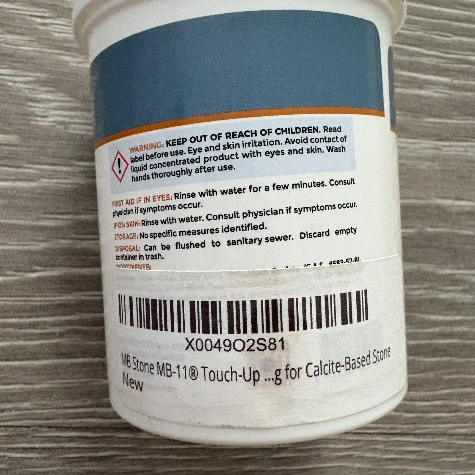 NWB MB Stone Care MB-11 Touch Up Etch Remover Polishing Marble Powder 8 oz