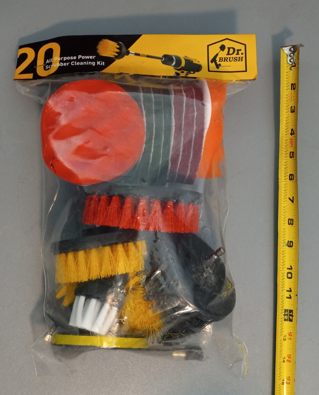 Holikme / Dr. Brush 20 pc. All Purpose Power Scrubber Drill Brush Cleaning Kit