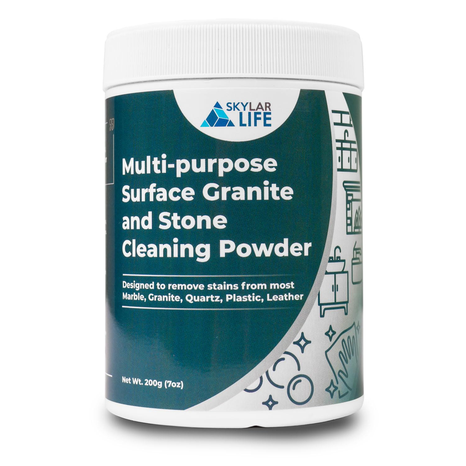 Skylarlife Multi-purpose Surface Stone Cleaning Powder (200g) to remove rust …