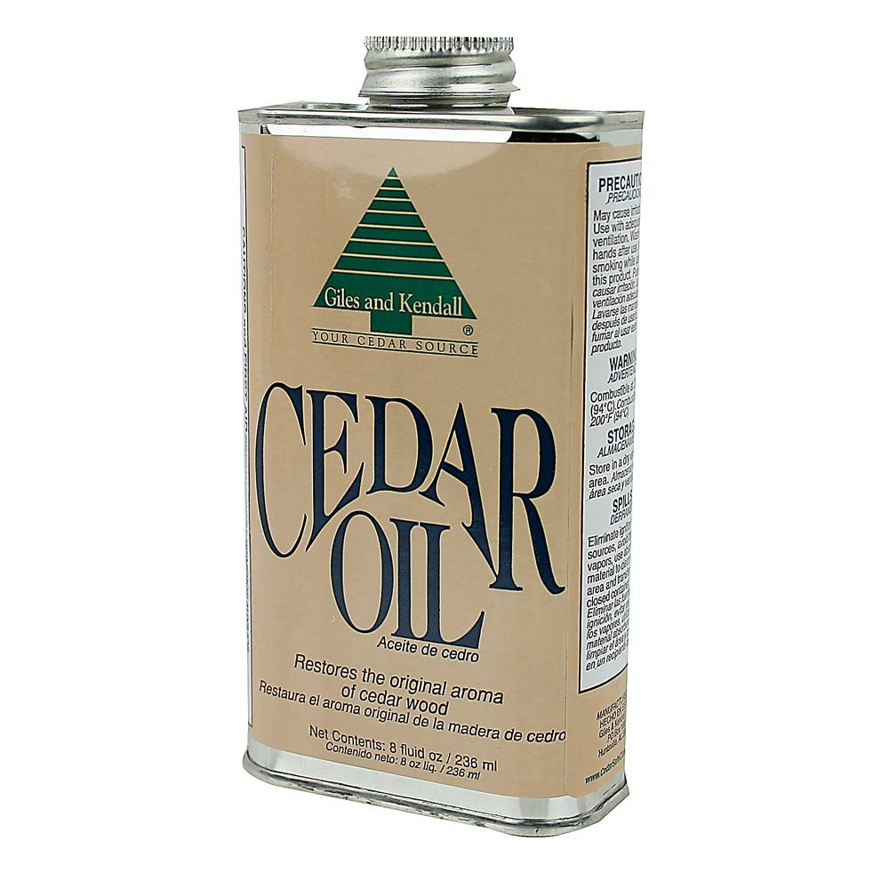 Cedar Oil 8oz Restores Original Aroma of Cedar Wood Furniture & Surfaces