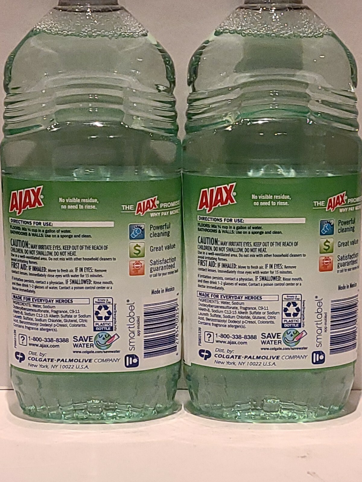 4 Packs Ajax Citrus And Eucalyptus Scent Multi-Purpose Cleaner 16.9 OZ