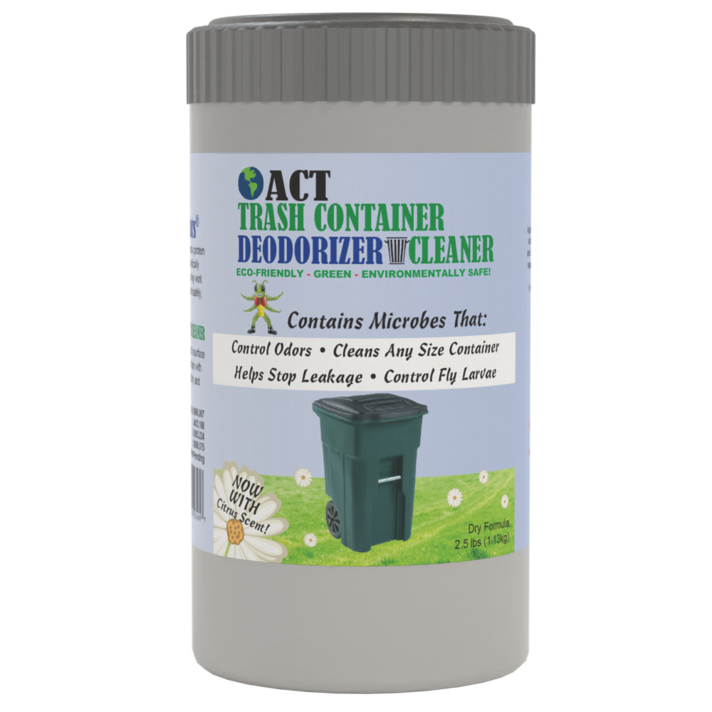 ACT Trash Container Cleaner and Deodorizer – Garbage Bin Deodorizer