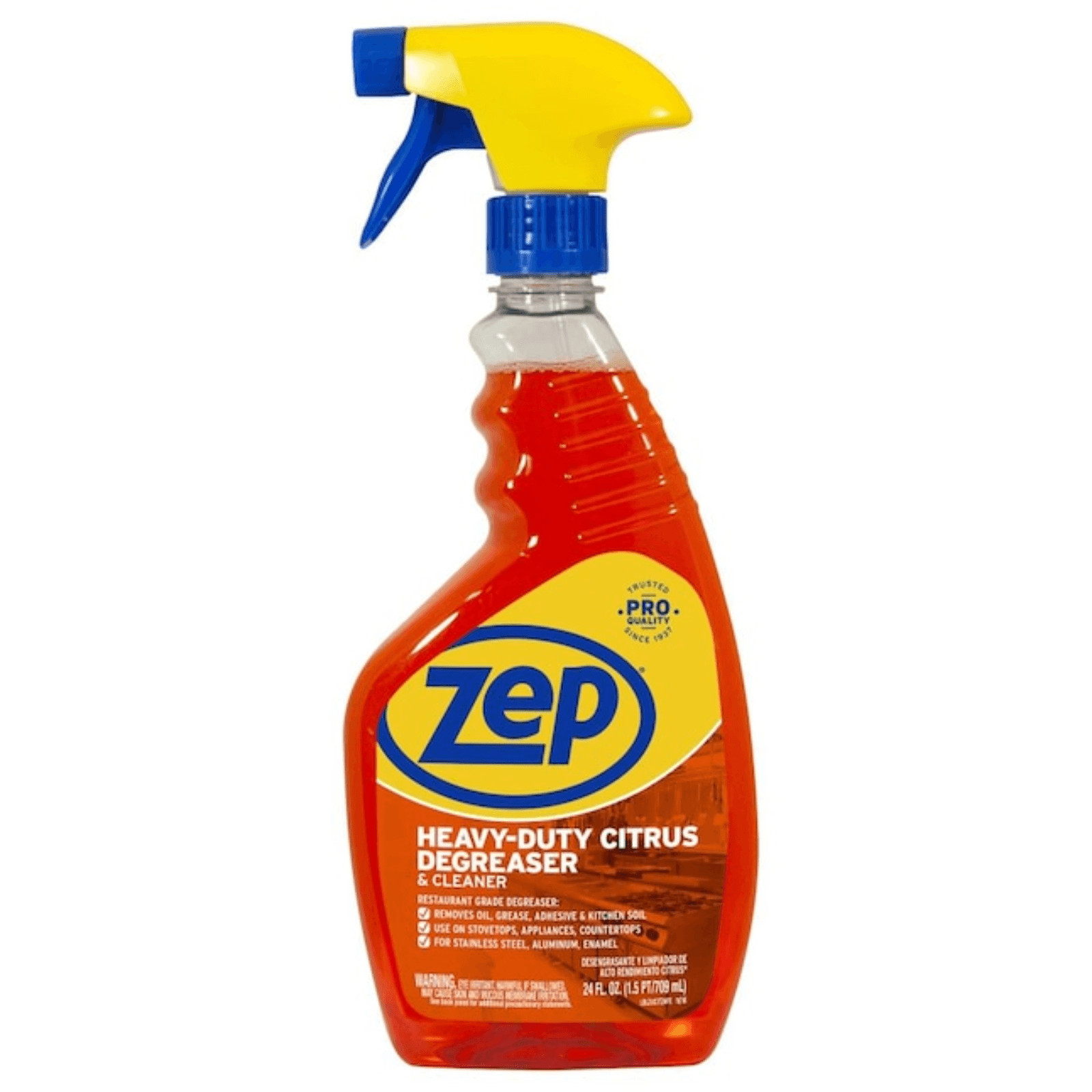 Zep Heavy-Duty Citrus Degreaser Professional Restaurant-Grade Strength-24 fl oz