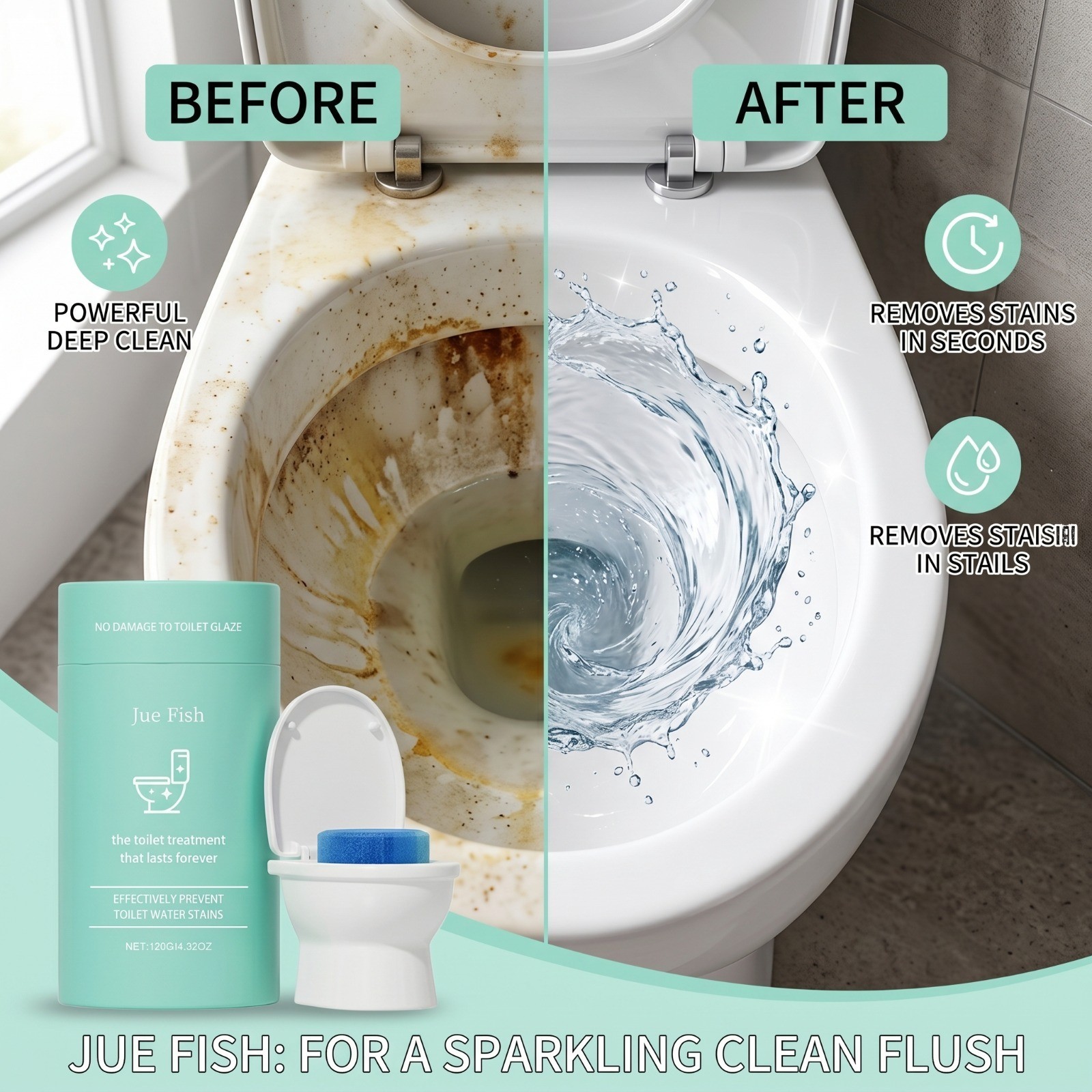 Krazy Klean Pro Toilet Bowl Cleaner Automatic Refill Cleaning System