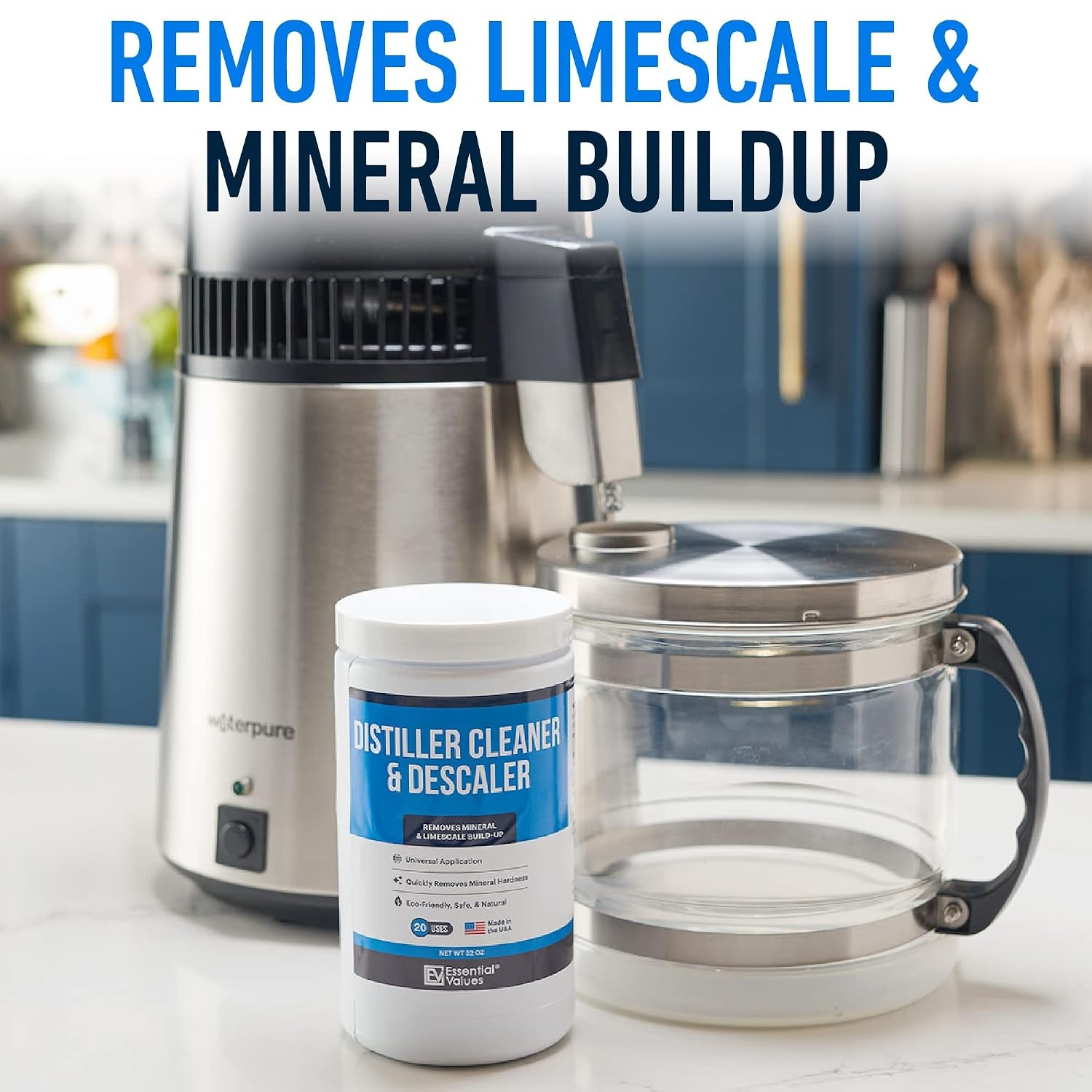 Distiller Cleaner Descaler – 2 LBS Water Distiller Descaling Solution