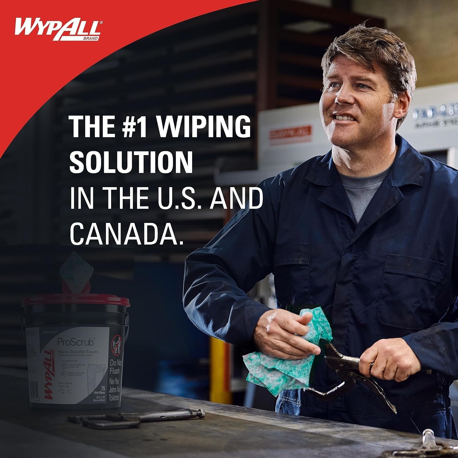 Dual Action Cleaning Wipes – 9.5″ x 12″ Sheets, 450 Total