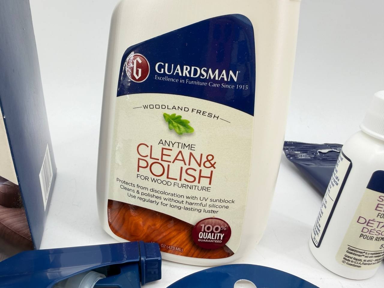 Guardsman Furniture Care Starter Kit Wood Leather Fabric Cleaning Set
