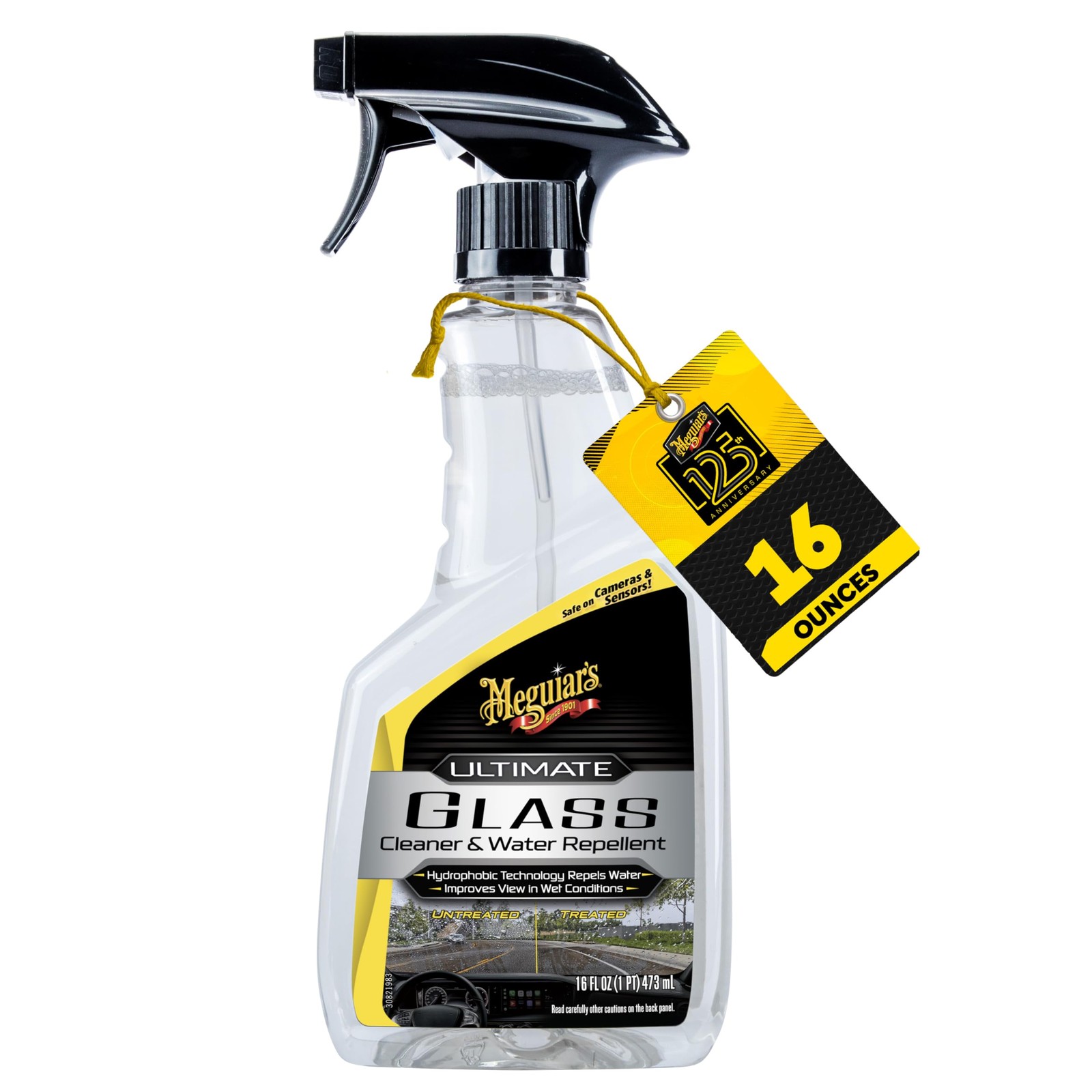 Glass Cleaner Water Repellent Hydrophobic StreakFree Exterior 16oz