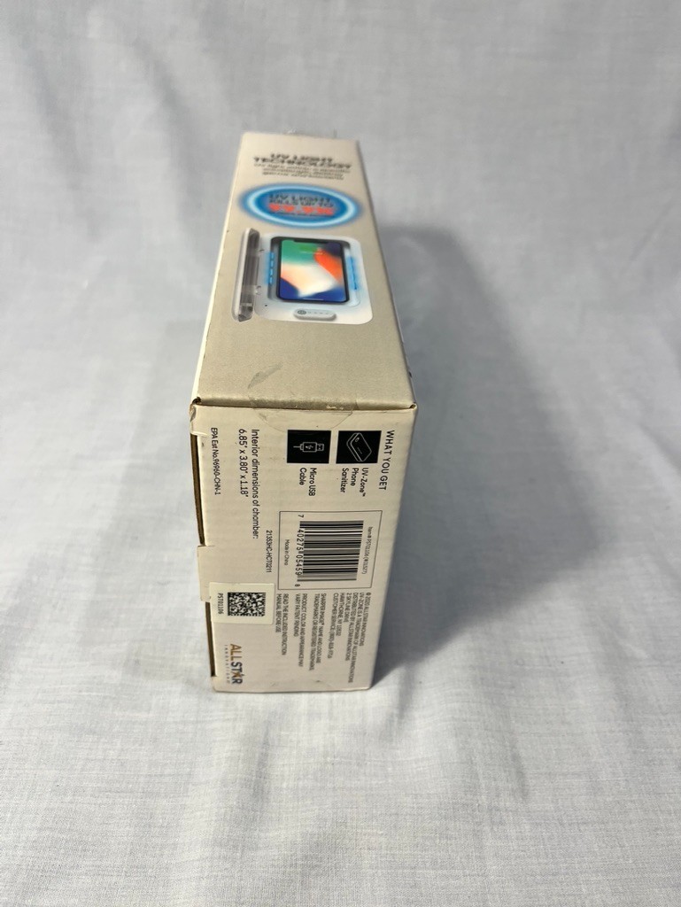 Sharper Image UV-Zone Phone & Small Item Sanitizer, NIB