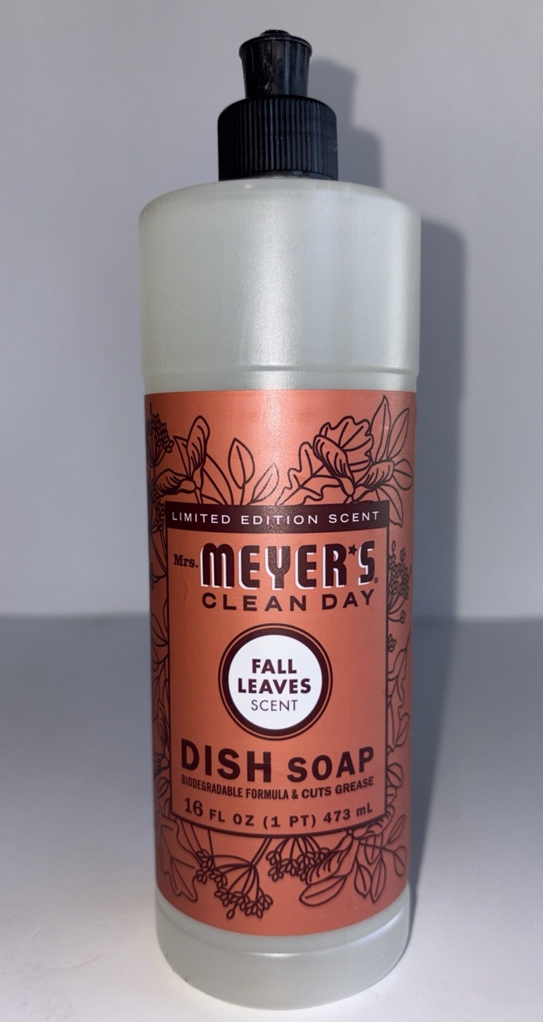 Mrs Meyers Clean Day Dish Soap Limited Edition Scent Fall Leaves 16 fl oz