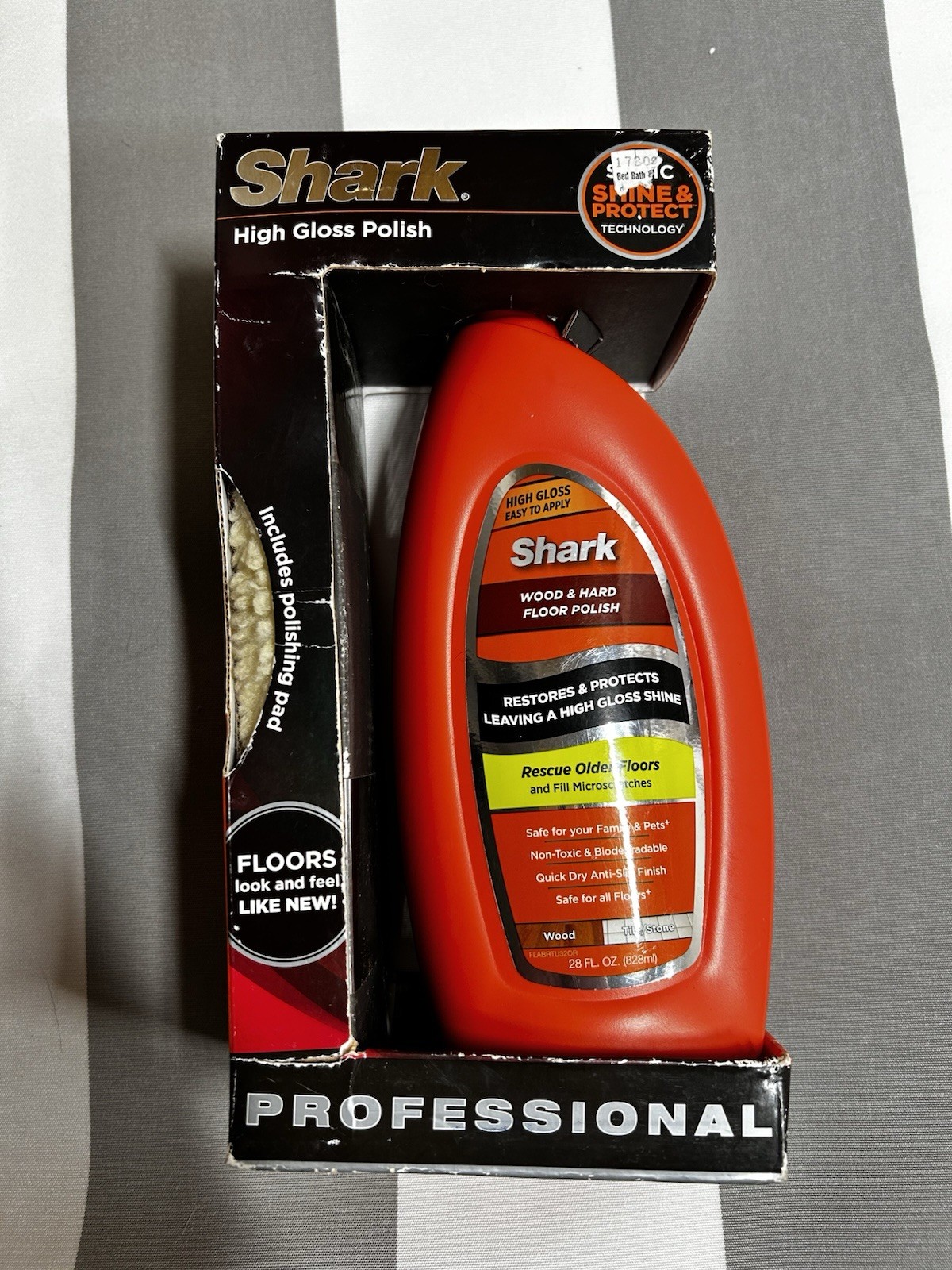 SHARK Wood & Hard Floor Cleaner Wood Floor Polish 28 oz. Discontinued NEW SEALED