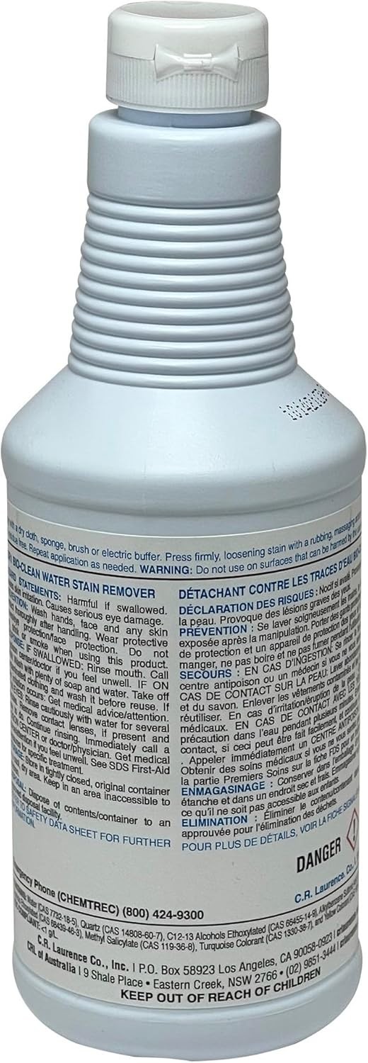 -Clean Water Stain Remover – 16 oz Bottle