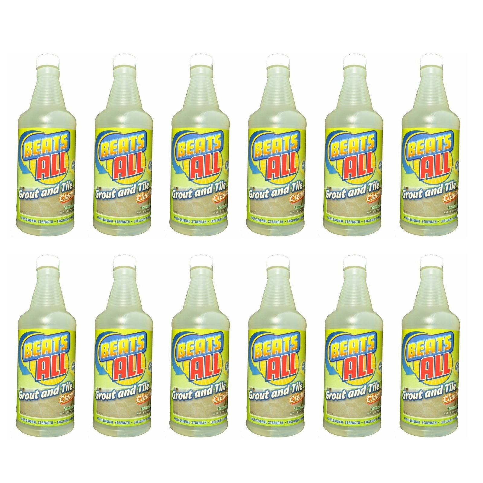 BEATSALL Biodegradable All Grout & Tile Cleaner 32 Oz (Single/ 2 Pack / 12 Pack)