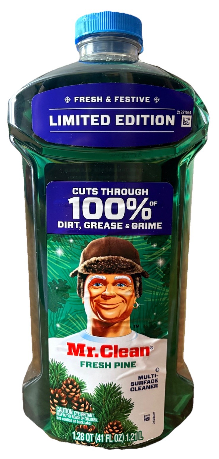 Limited Edition Mr. Clean All Purpose Cleaner, Cleaning Liquid Fresh Pine 41oz