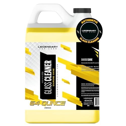 Legendary Glass Cleaner 64oz Auto Window & Windshield Spray, Ammonia-Free