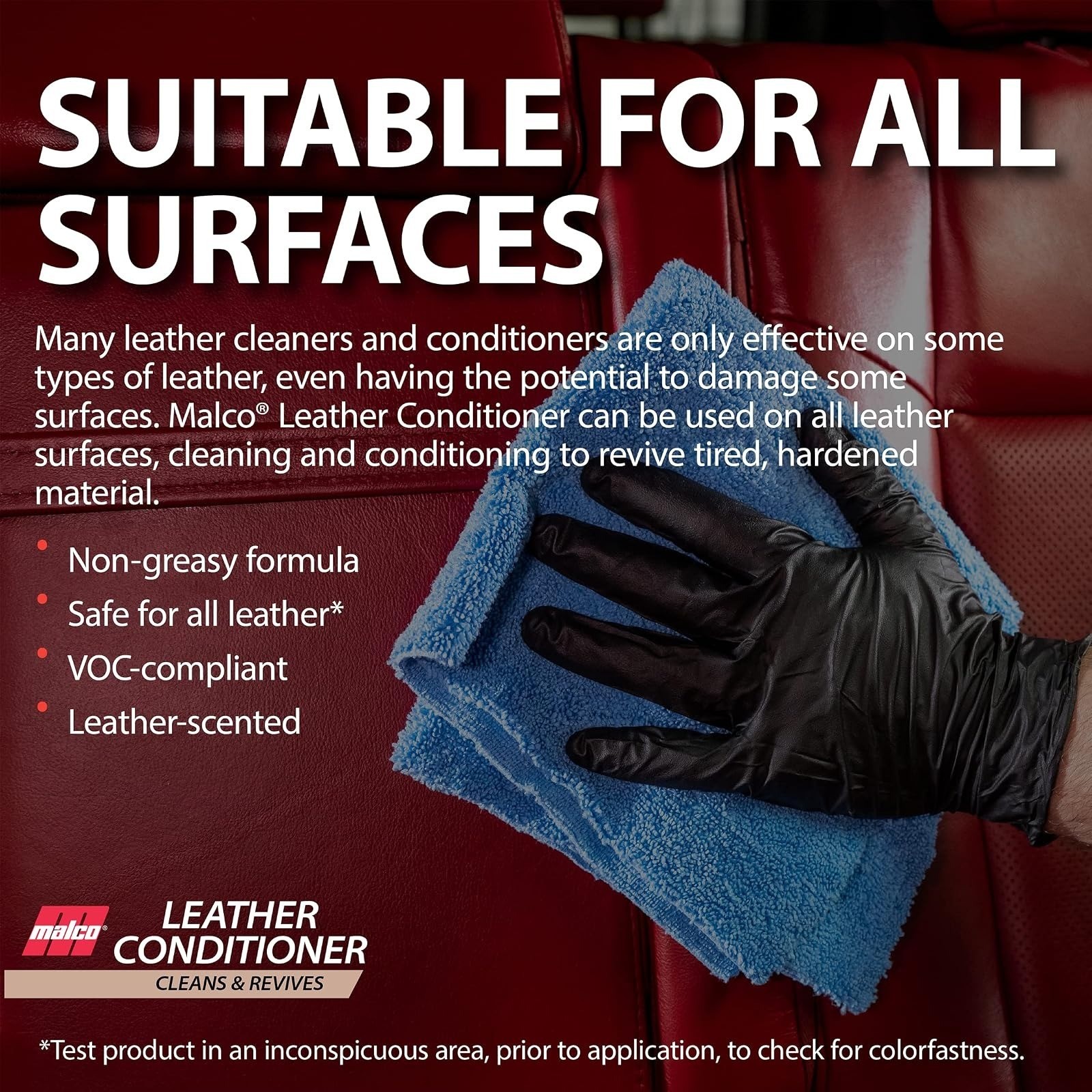 Malco Leather Conditioner for Cars – 32 Oz – Cleans & Conditions